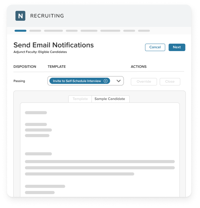 NEOED Insight Invitation to Self-Schedule Interview
